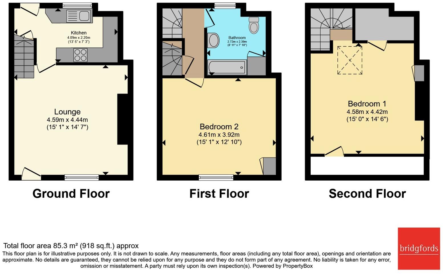Brougham Street, Halifax, West Yorkshire, HX3 floorplan