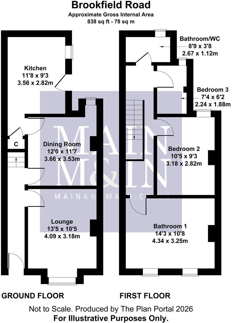 Brookfield Road, Manchester floorplan