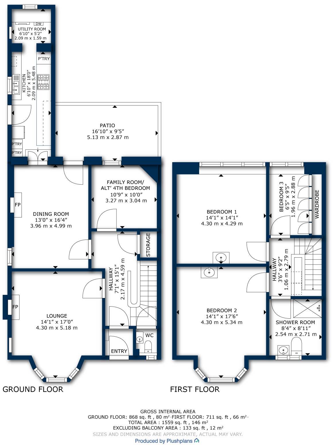 Atholl Lodge, Ayr Road, Prestwick, South Ayrshire, KA9 1RR floorplan