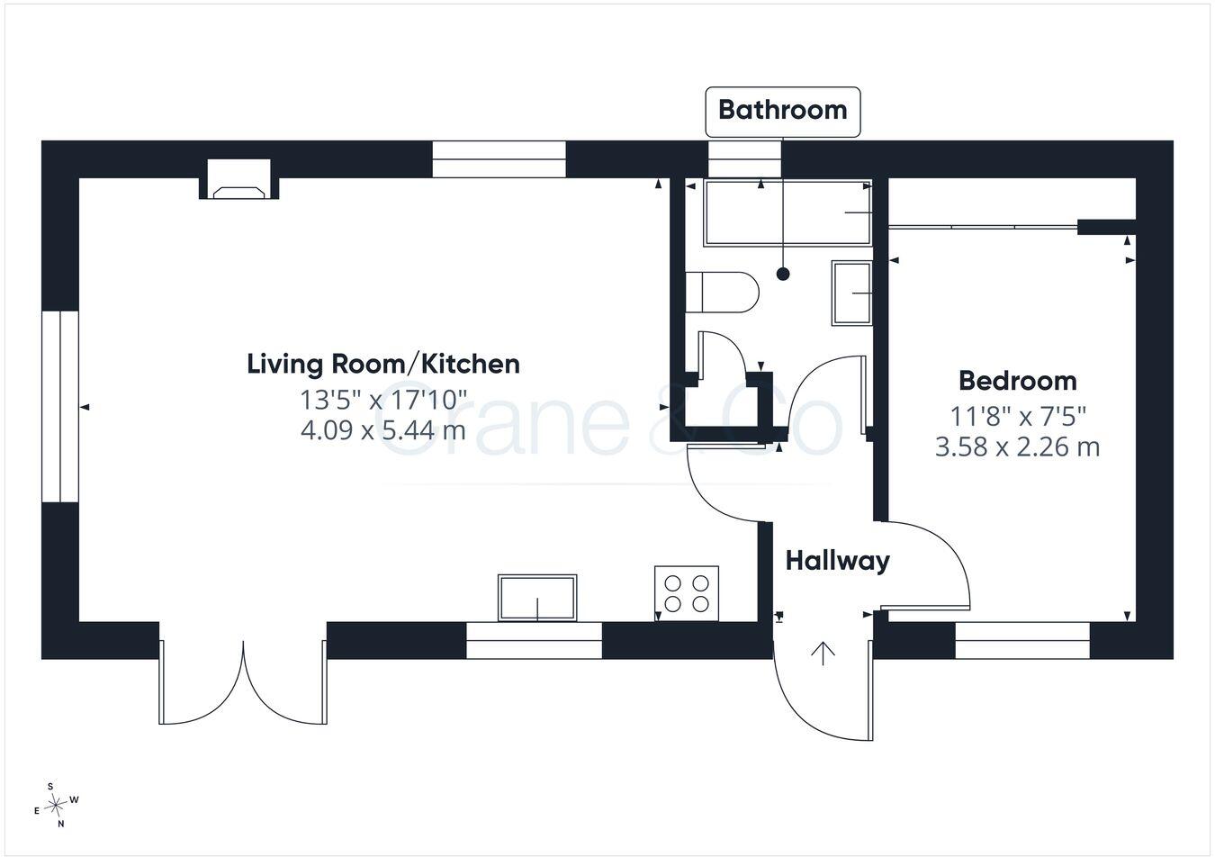 Horsebridge, Hailsham, BN27 floorplan