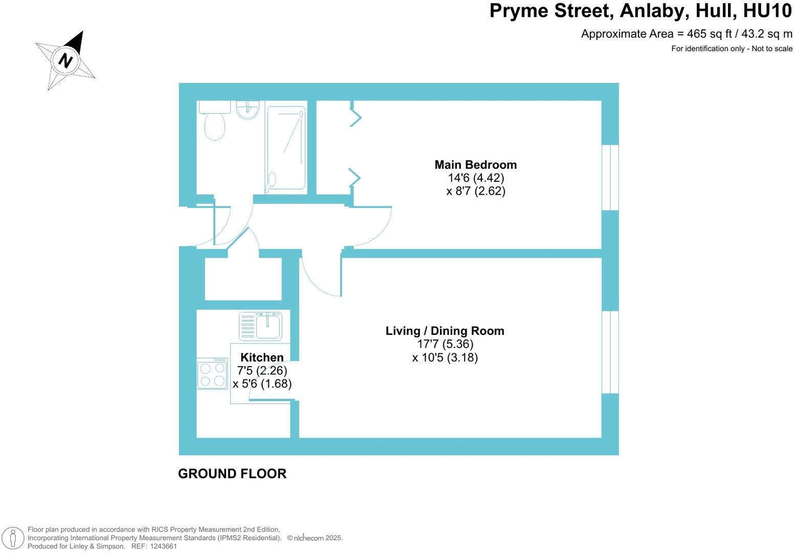 Pryme Street, Anlaby, Hull, HU10 floorplan