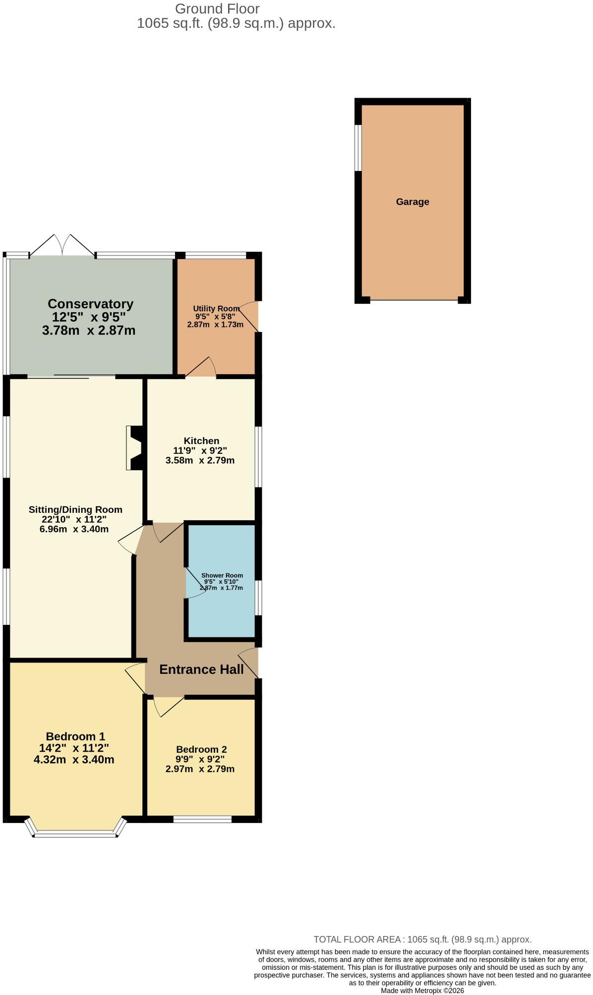 Springfield Close, Bedhampton, Havant floorplan