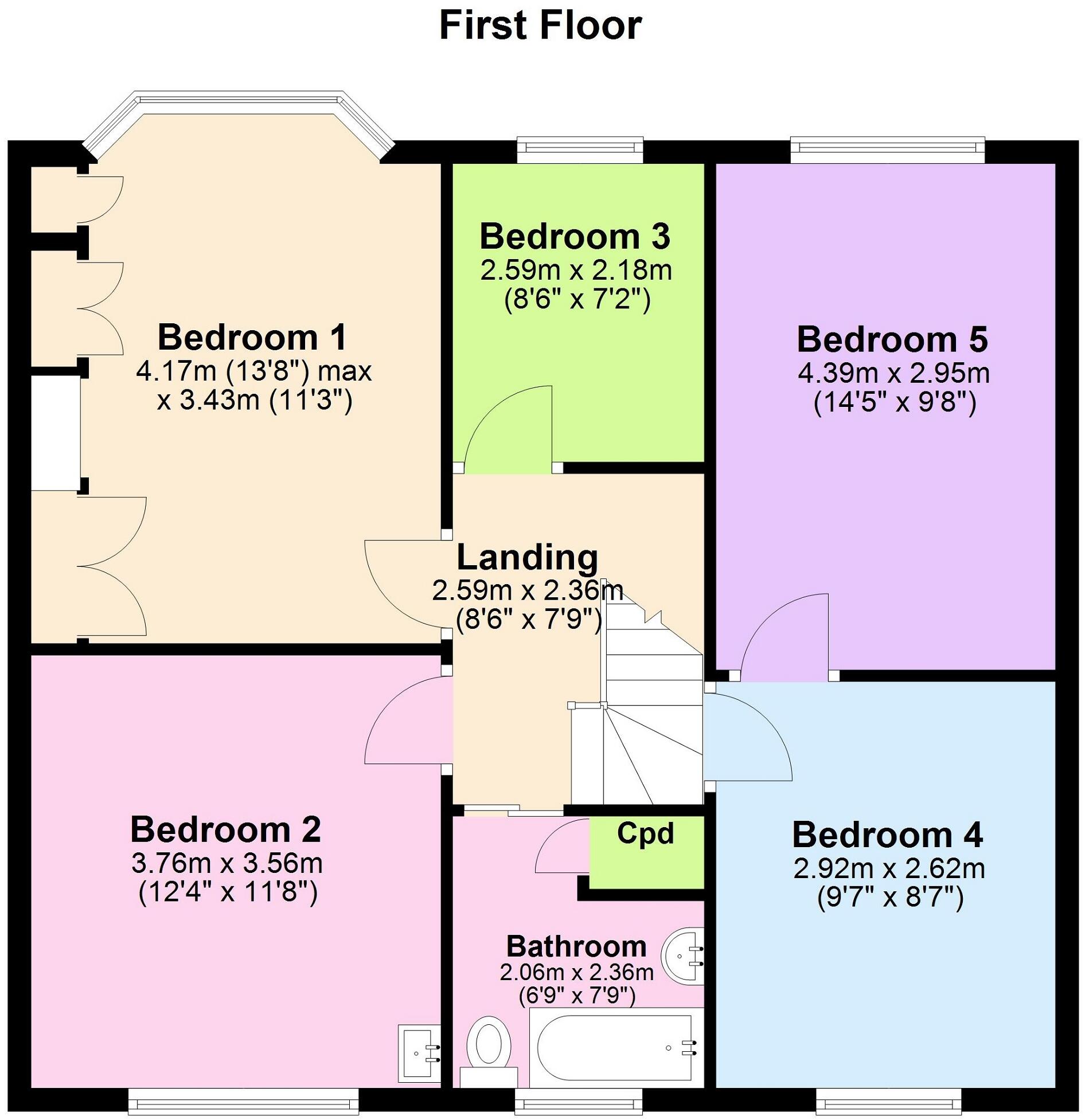 Sheredan Road, Highams Park, London. E4 9RW floorplan