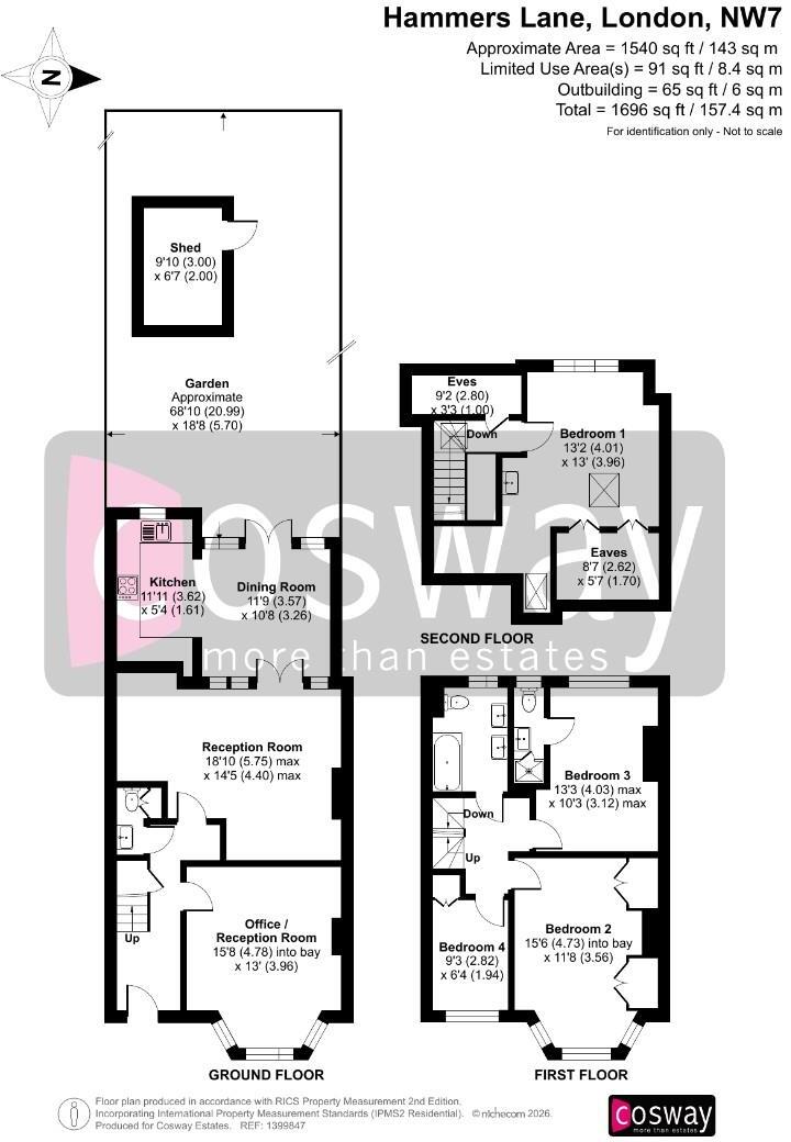 Hammers Lane, Mill Hill, NW7 floorplan