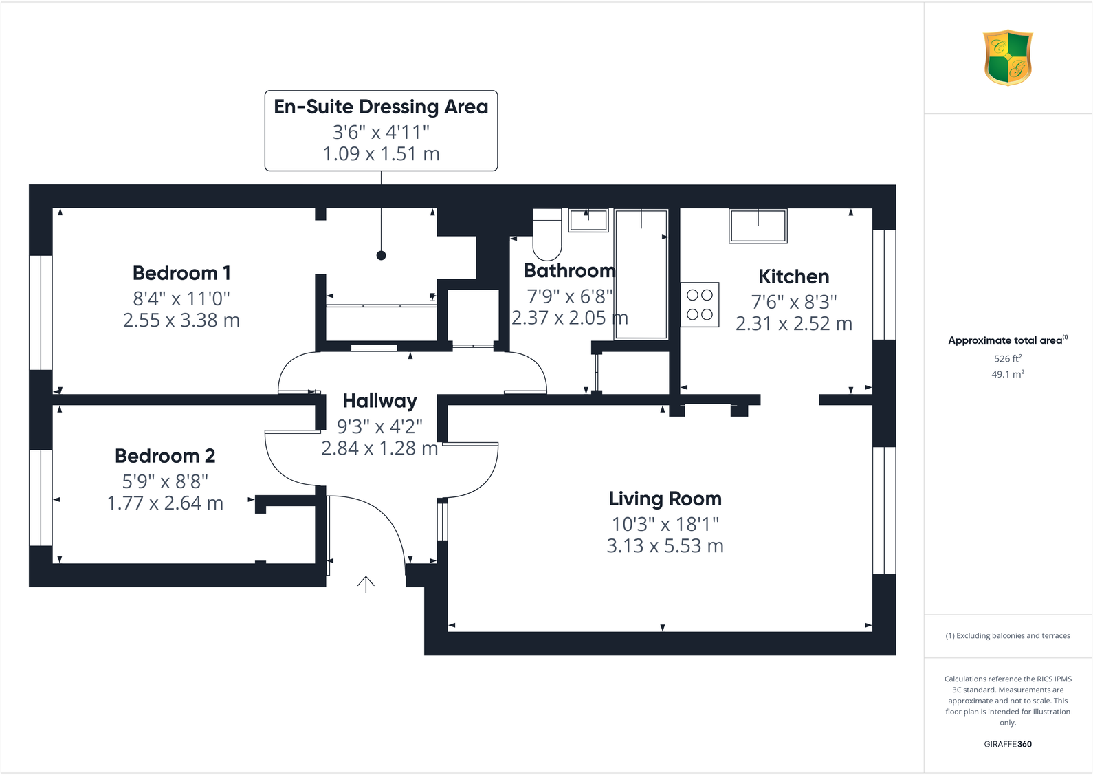 Manor Fields, Horsham, West Sussex. floorplan