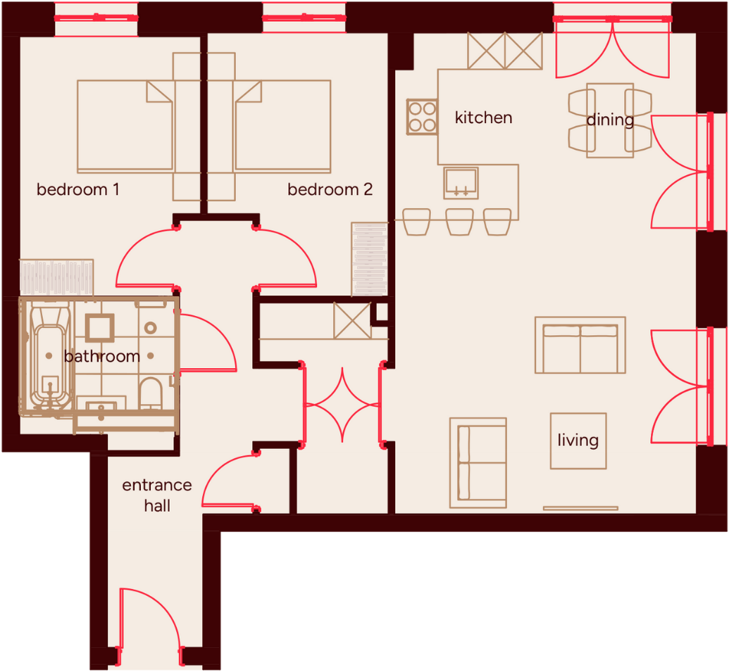 Freer Street, Fountainbridge, Edinburgh floorplan