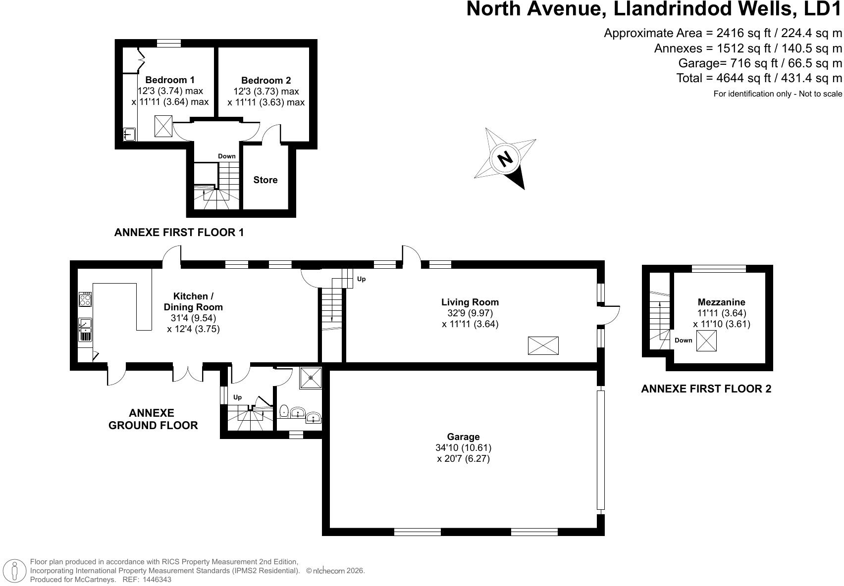 North Avenue, Llandrindod Wells, Powys floorplan