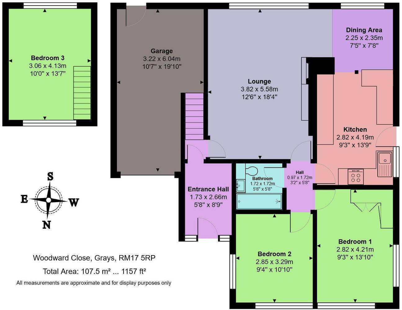 Woodward Close, Grays, RM17 5RP floorplan