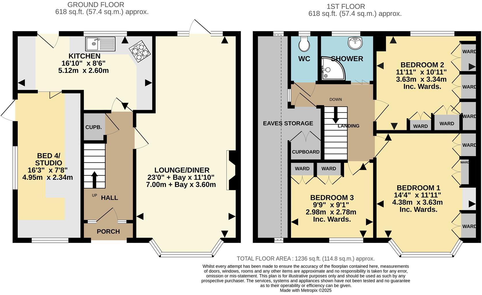 Greenfield Avenue, Kettering floorplan