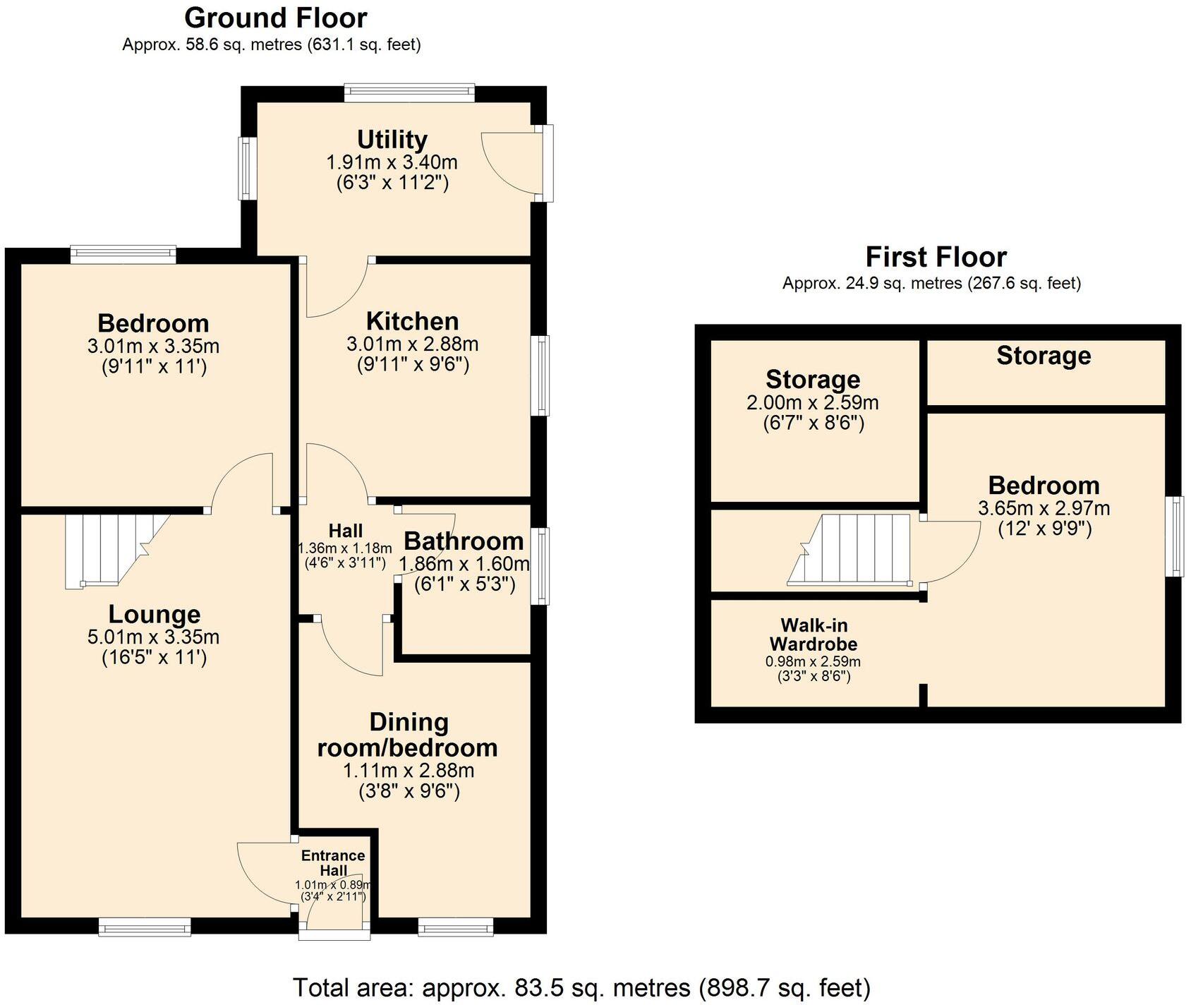 Milton Close, Darwen, BB3 floorplan