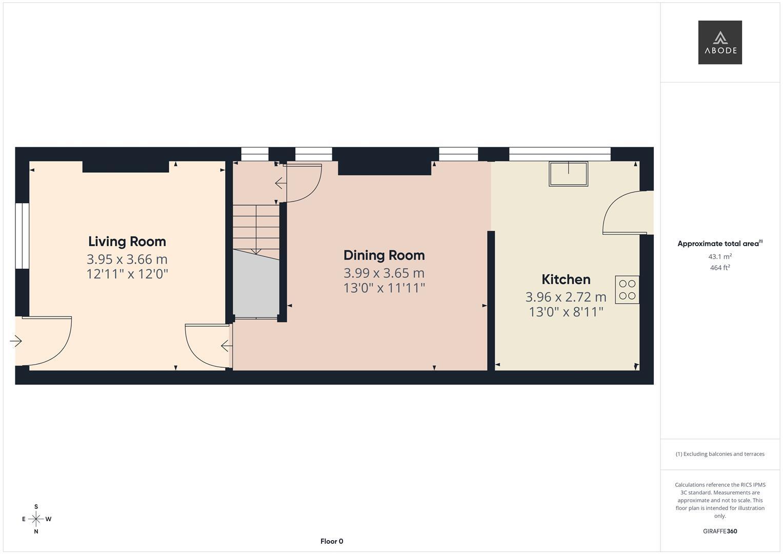 Cotton Lane, Cotton, Stoke-On-Trent floorplan