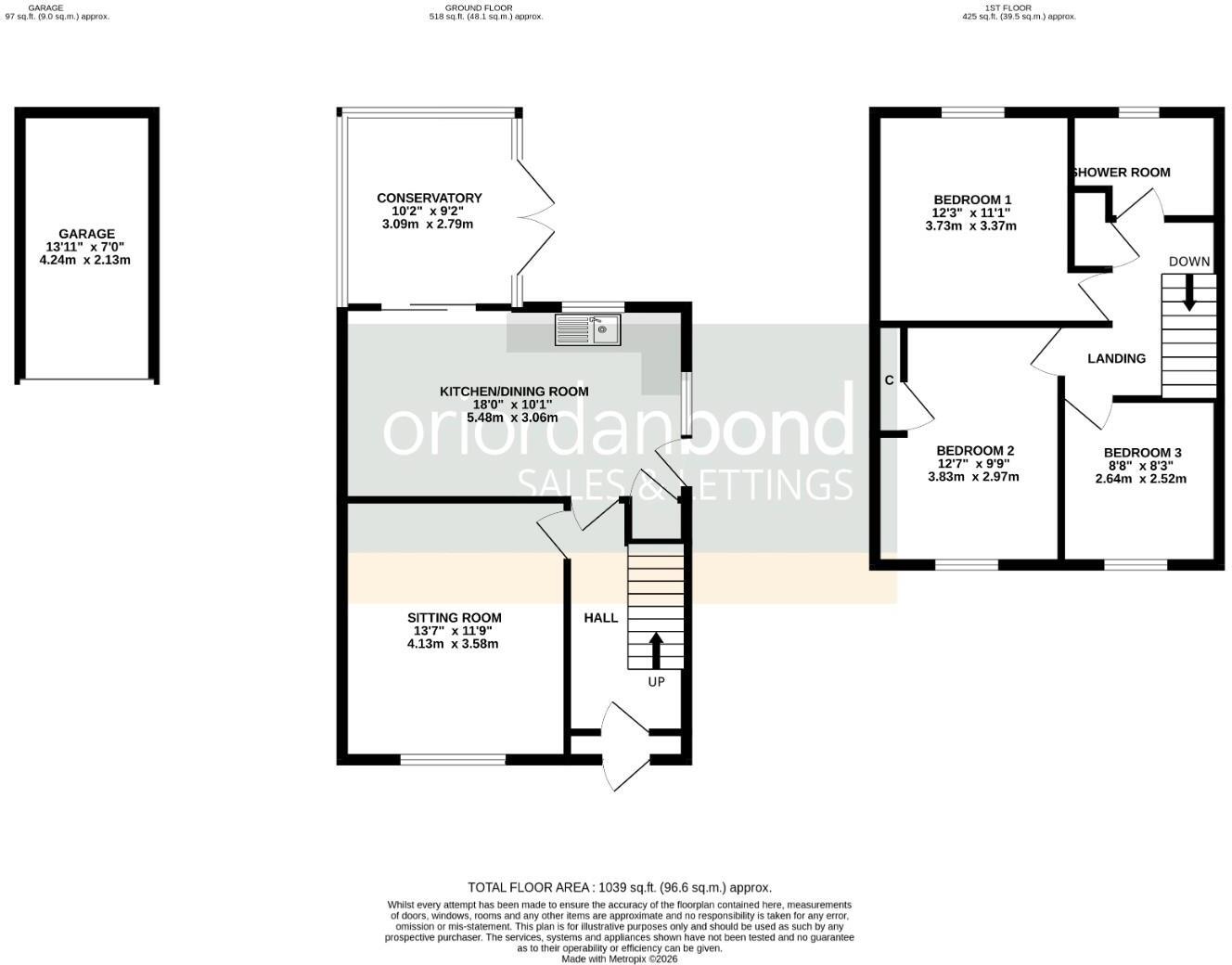 Reedham Close, Duston, Northampton NN5 floorplan