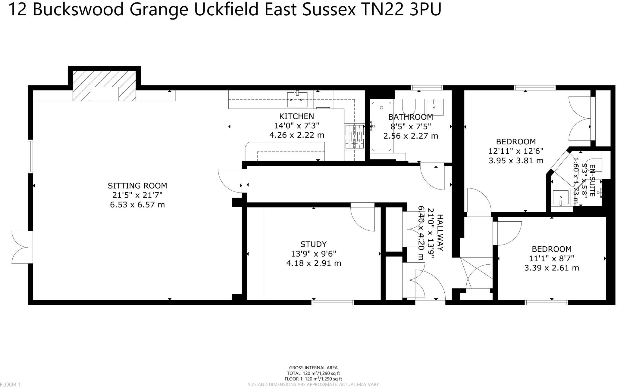 Buckswood Grange, Rocks Road, Uckfield, East Sussex, TN22 floorplan
