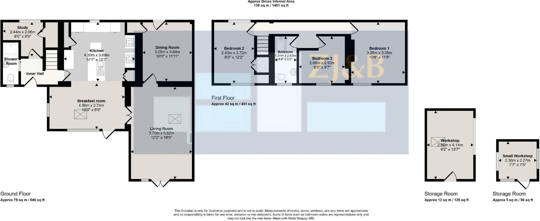 Station Road, Pontesbury, Shrewsbury, Shropshire, SY5 0QY floorplan