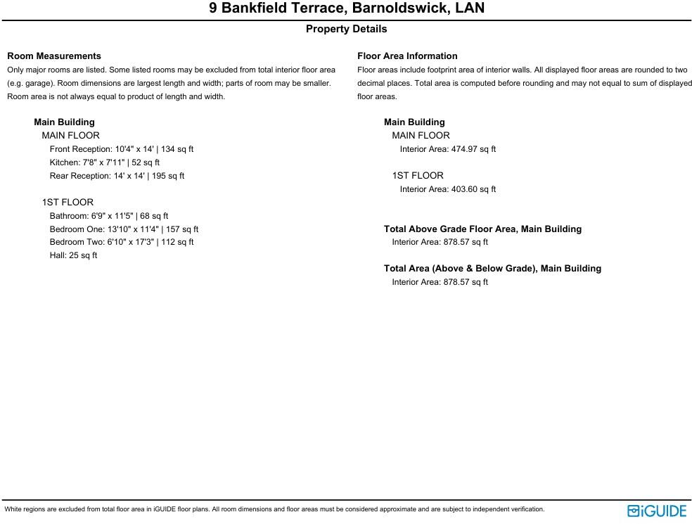 Bankfield Terrace, Barnoldswick, Lancashire, BB18 floorplan