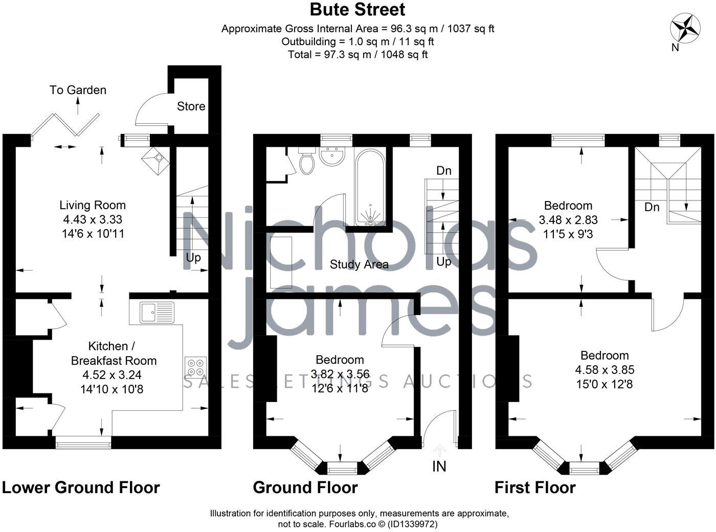Bute Street, Brighton floorplan