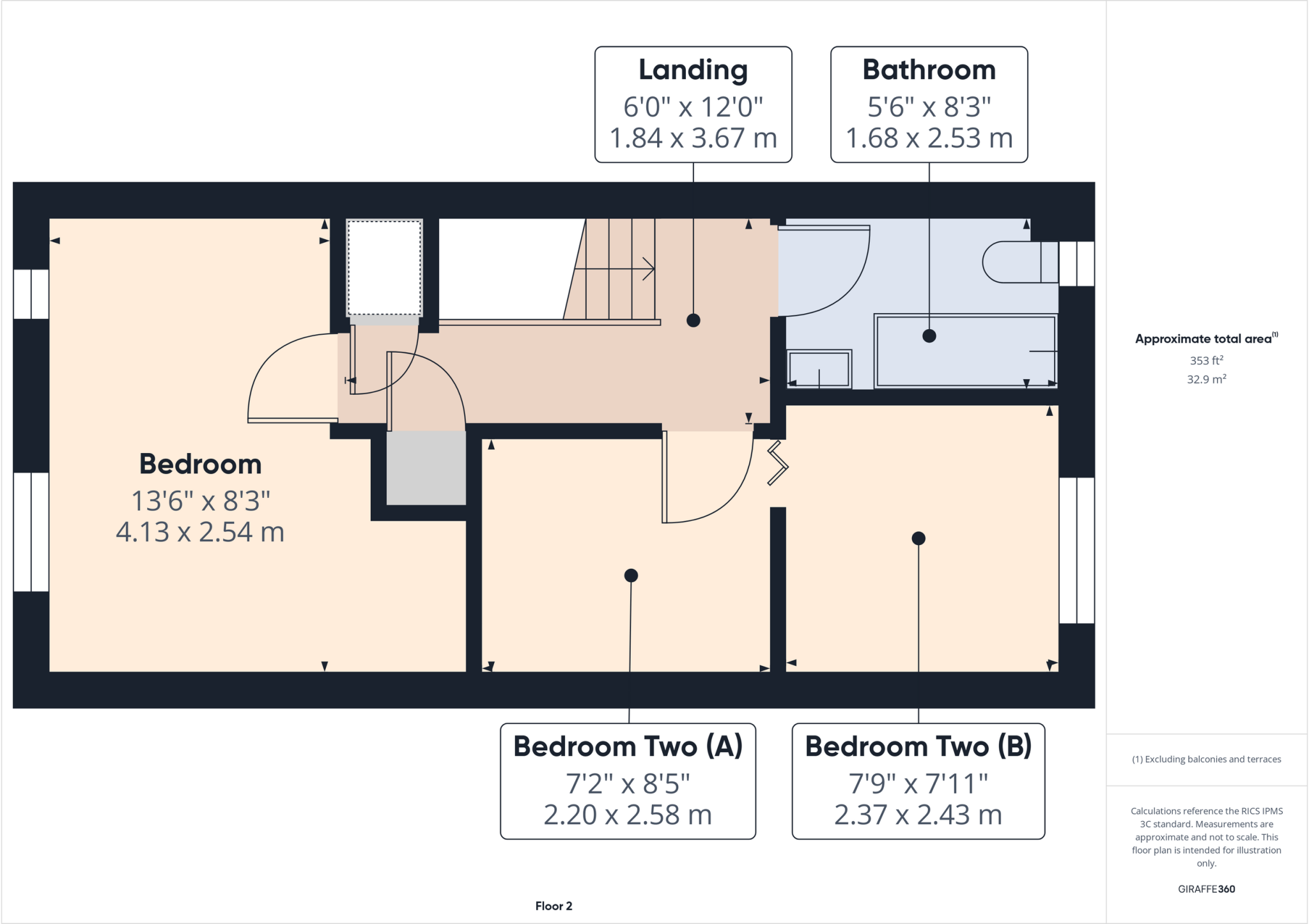 Crystal Close, Mickleover floorplan
