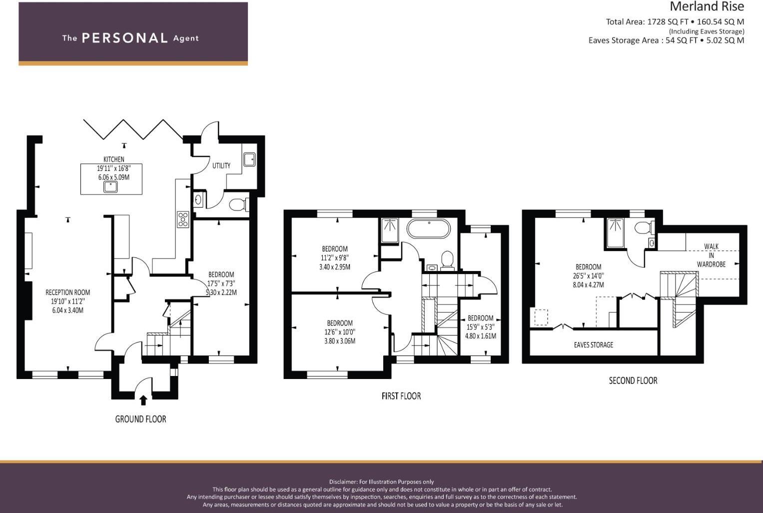 Merland Rise, Tadworth floorplan