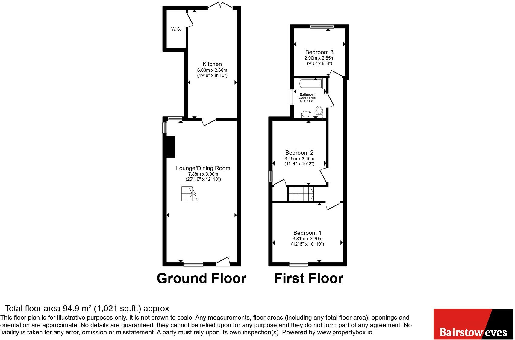 Hurley Common, Atherstone, Warwickshire, CV9 floorplan