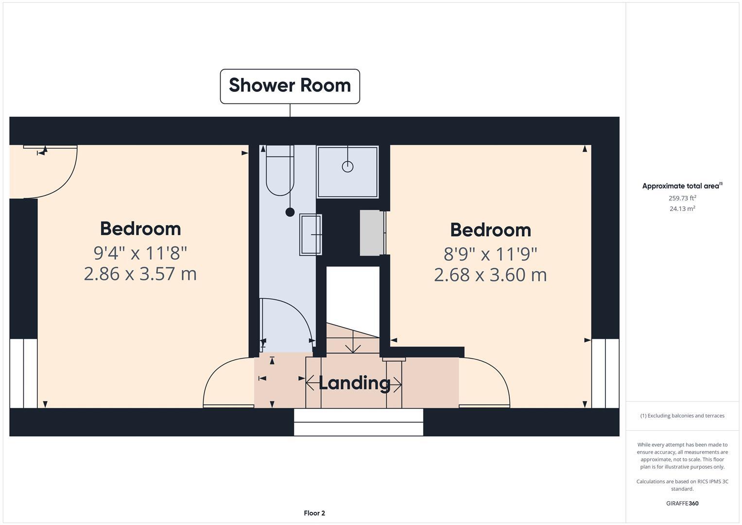 London Road, Langley Green, Crawley floorplan