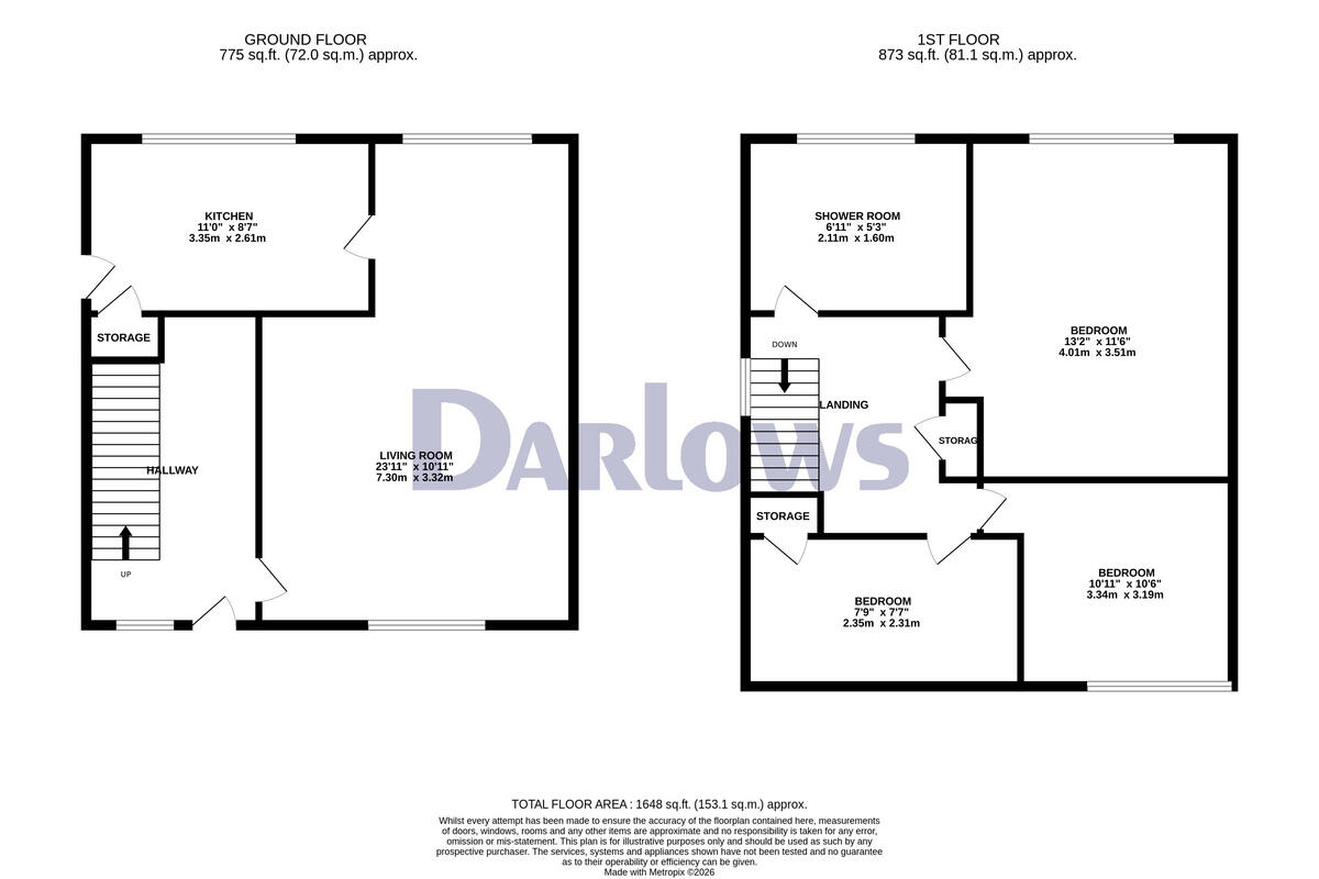 Laurel Close, Aberdare floorplan