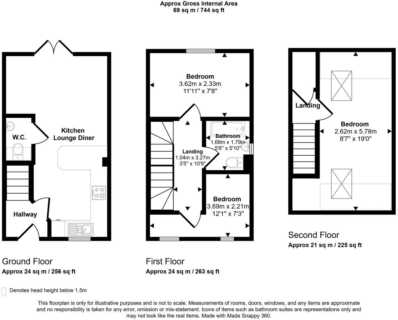 Burdon Avenue, Hemlington floorplan