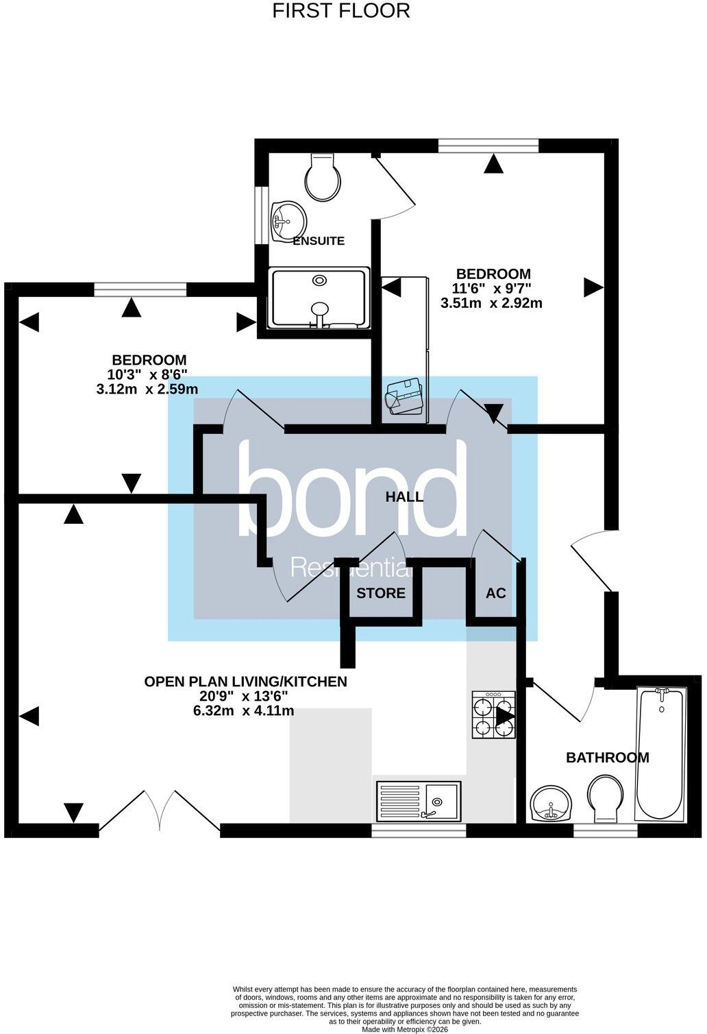 County Place, Chelmsford, CM2 floorplan