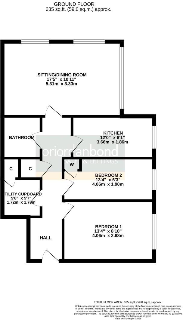 Lone Pine Court, Brixworth Northamptonshire NN6 floorplan