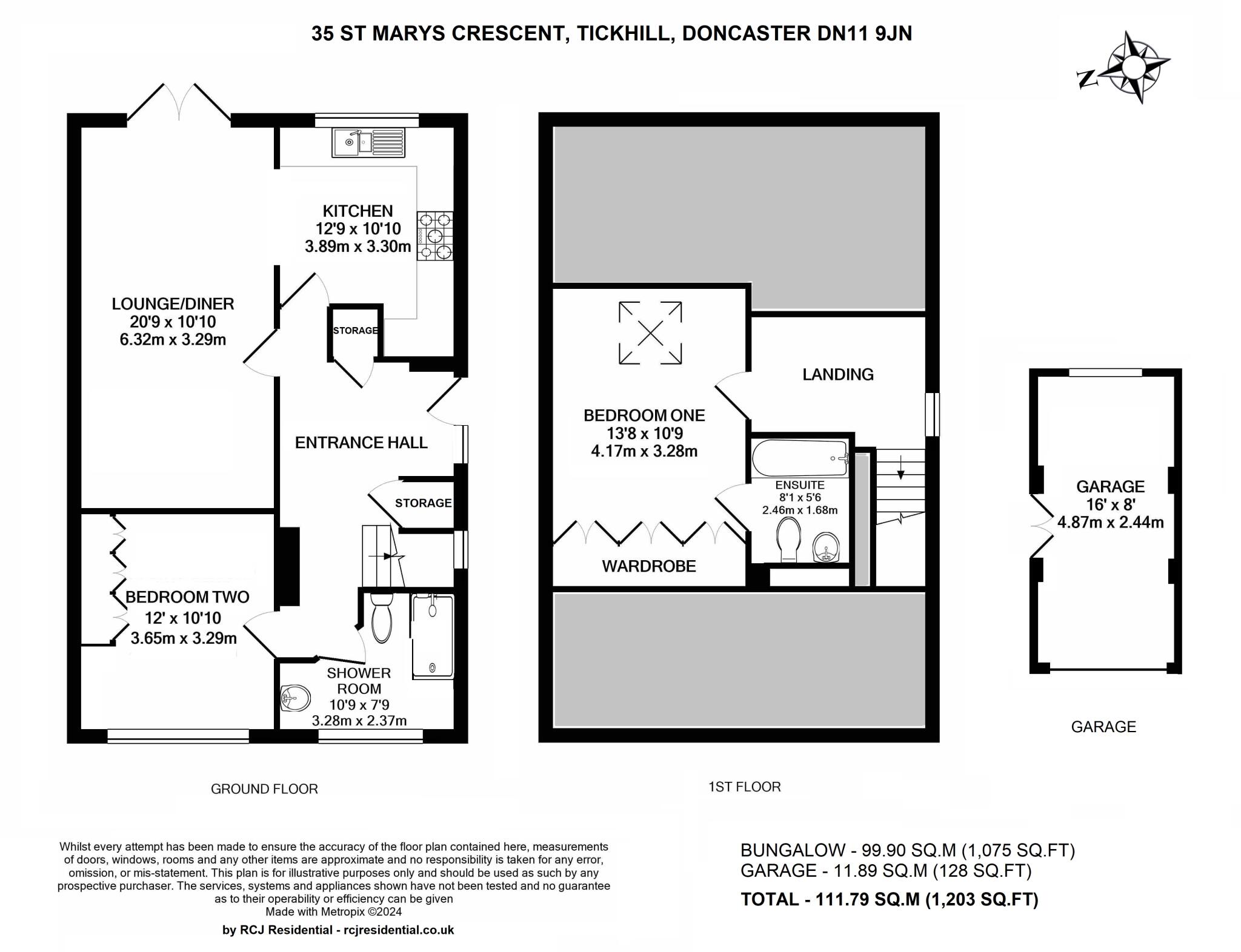St. Marys Crescent, Tickhill, Doncaster floorplan