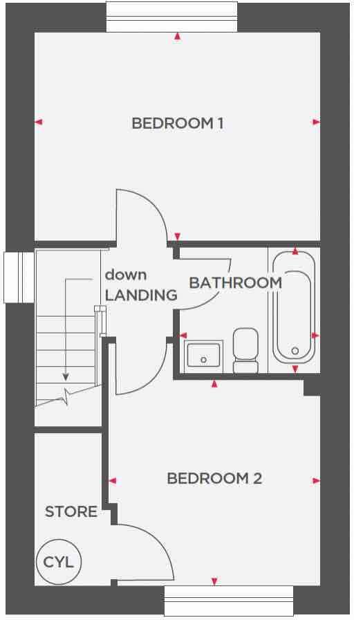 Carrine Road,
Truro,
Cornwall,
TR1 floorplan
