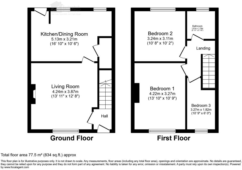 Maes Gruffydd, Mold, Clwyd floorplan