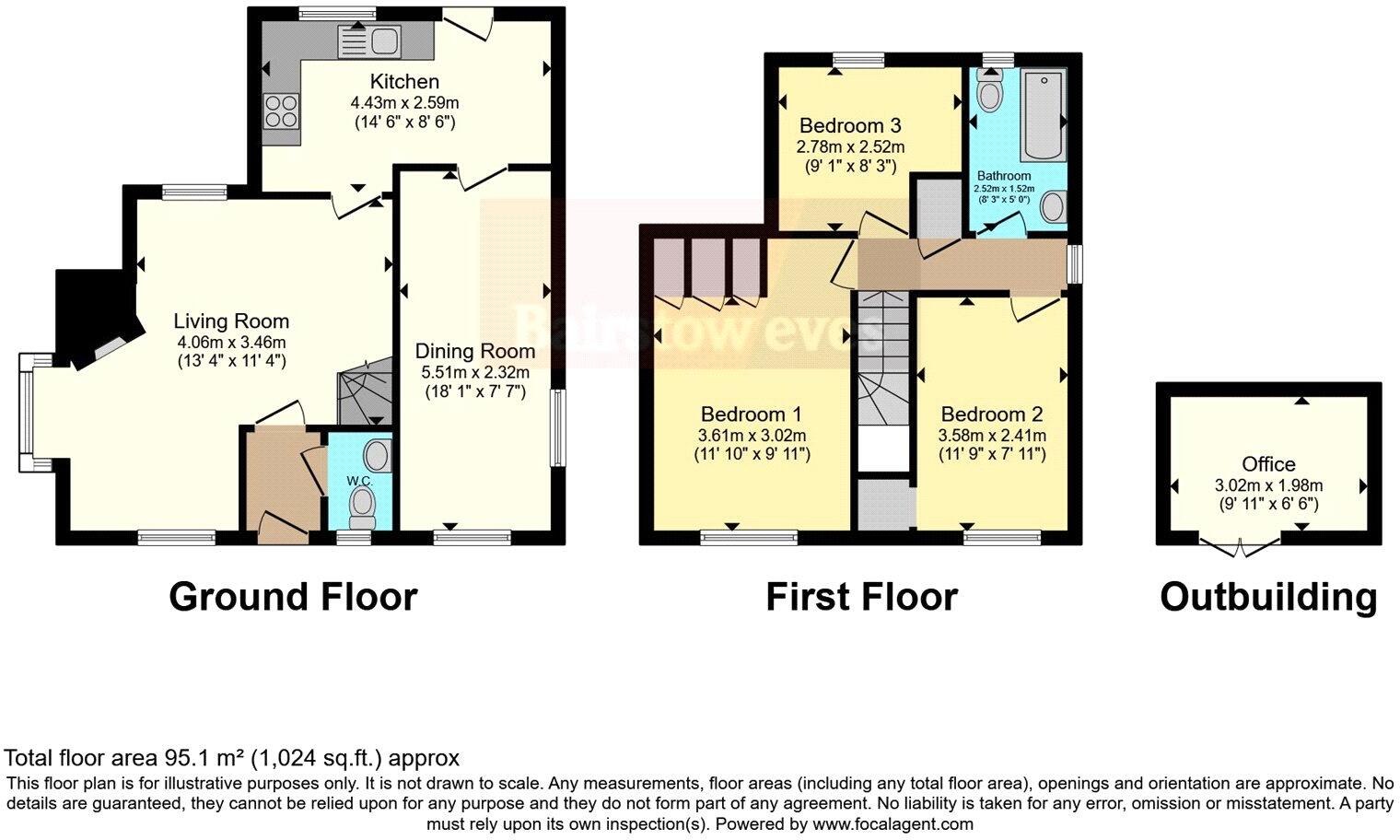 Cresthill Avenue, Grays, Essex, RM17 floorplan
