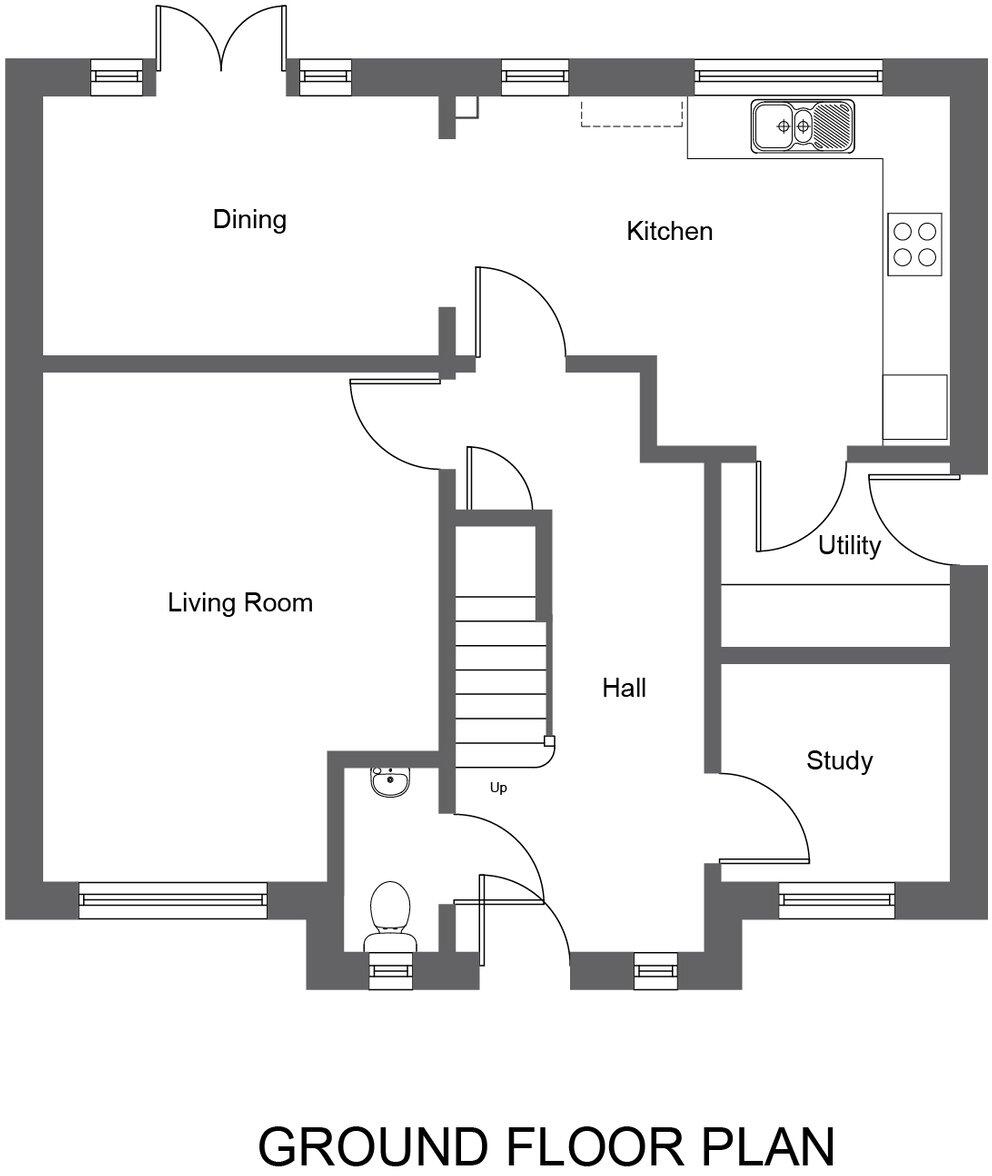 Caeau Gwynfryn , Llanarth, SA47 floorplan