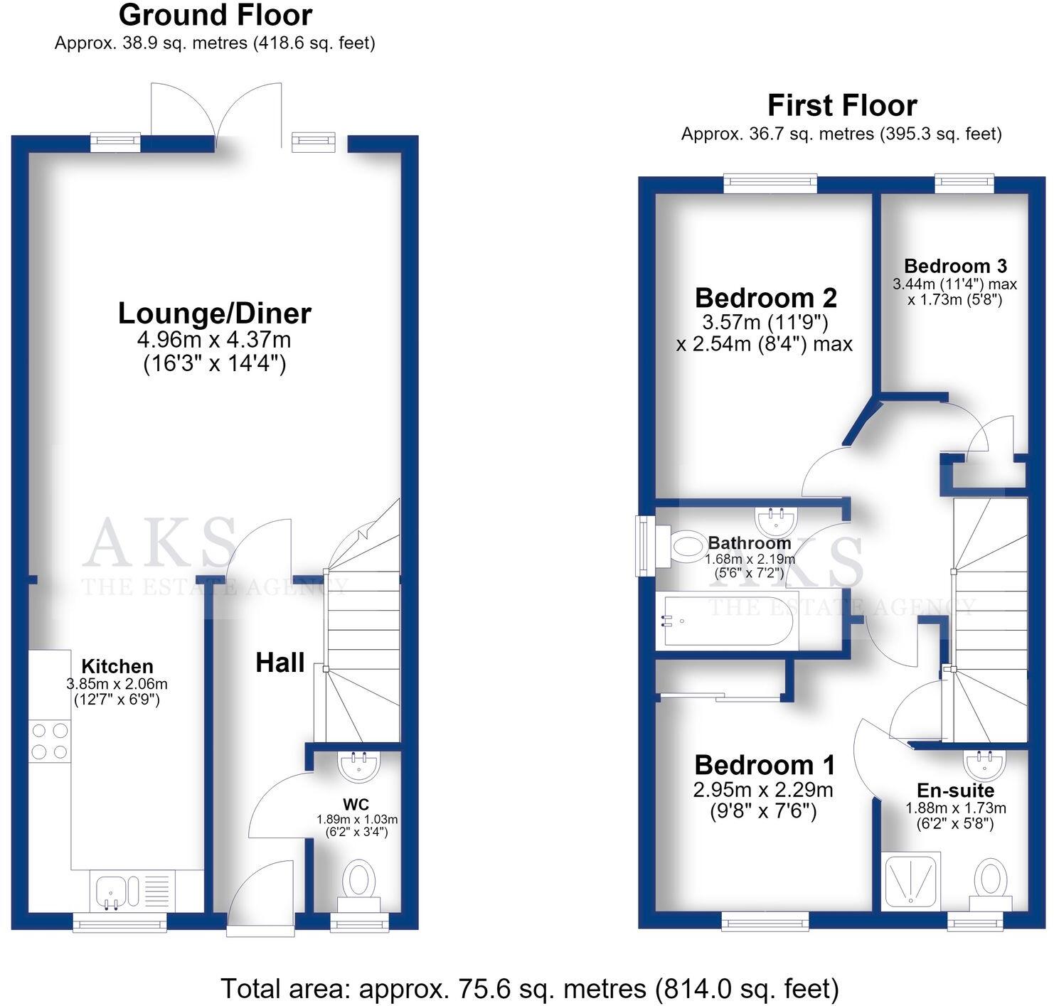 Errwood Close, Hilton, DE65 floorplan
