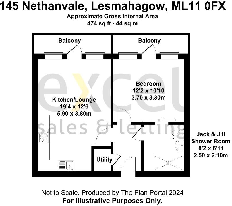 Nethanvale, Auchlochan, Lesmahagow, South Lanarkshire, ML11 floorplan