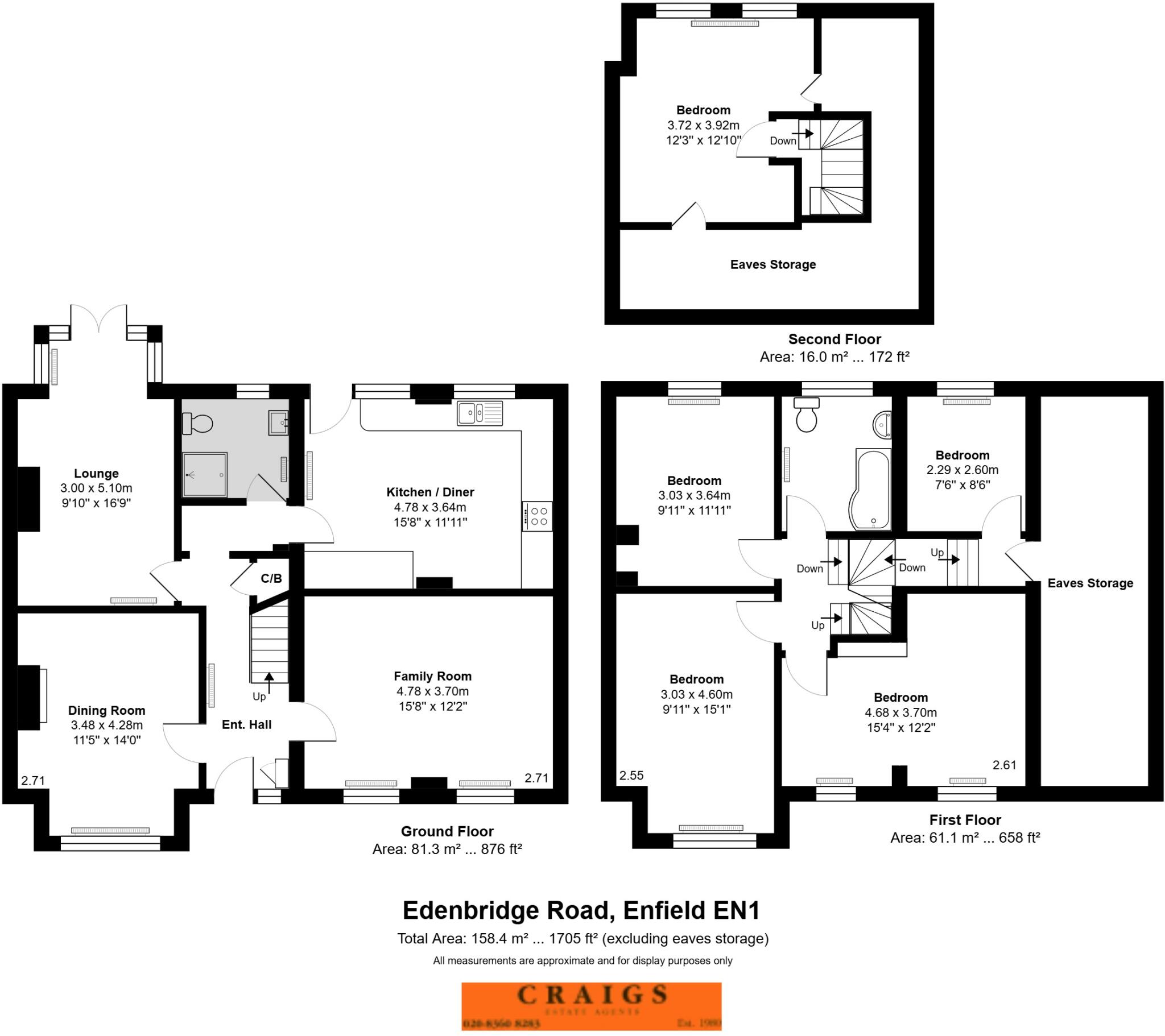 Edenbridge Road, Enfield floorplan