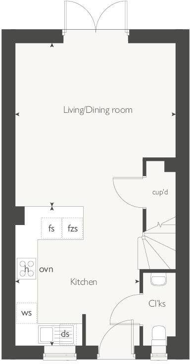 Earls Croft, Earl Shilton, Leicestershire, LE9 floorplan