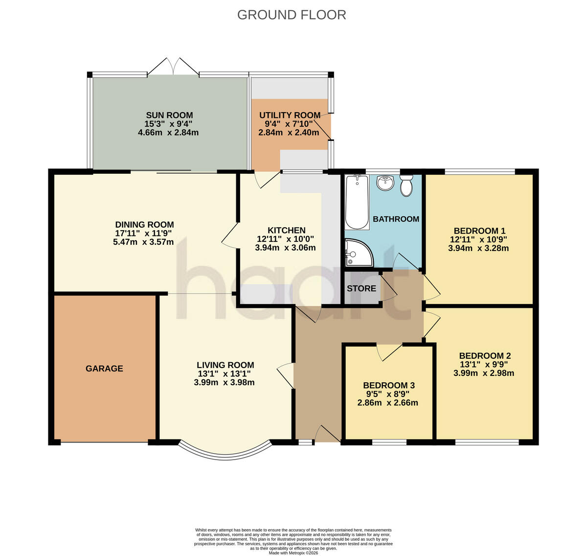 The Shires, March floorplan