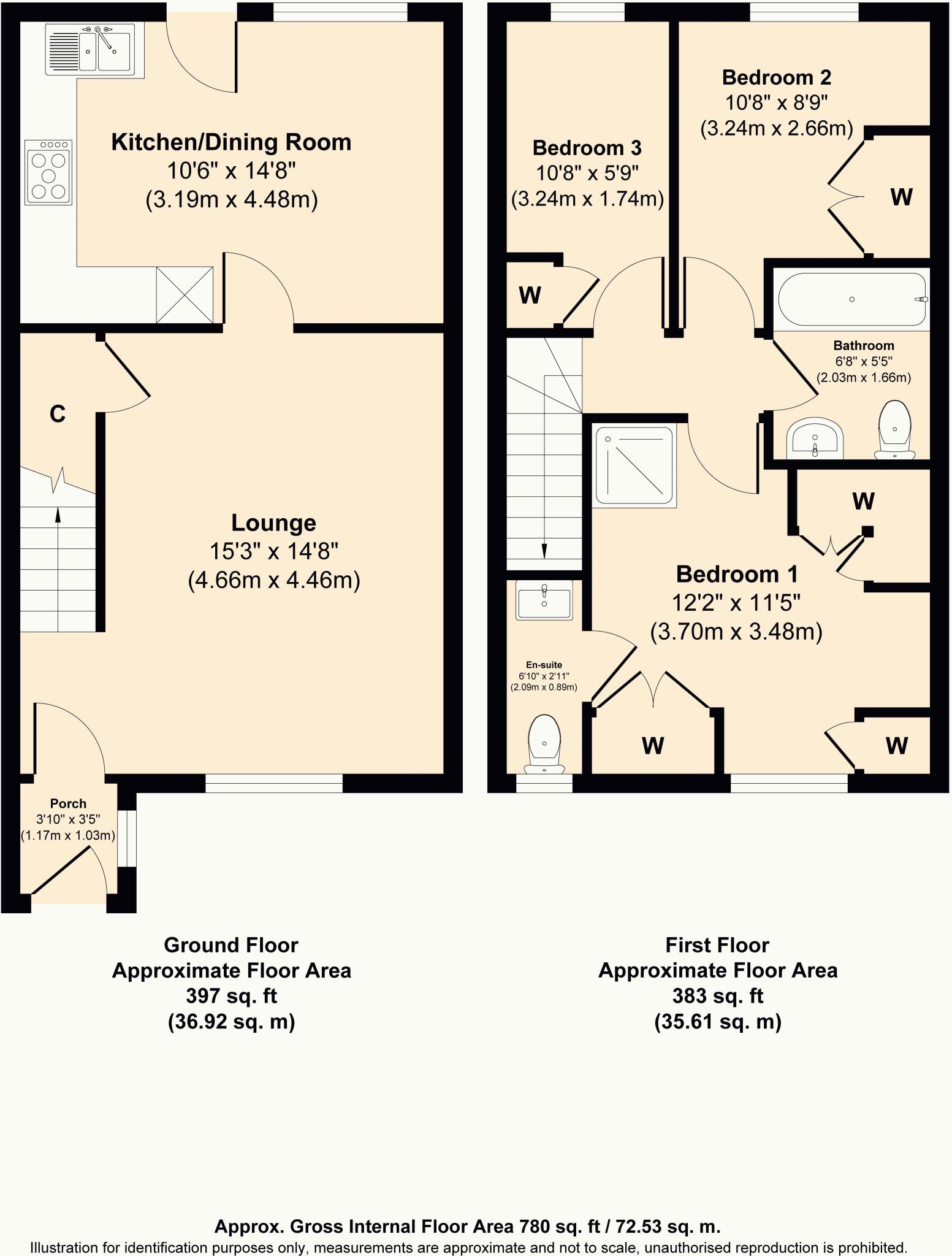 Fletton Mews, Rochdale floorplan