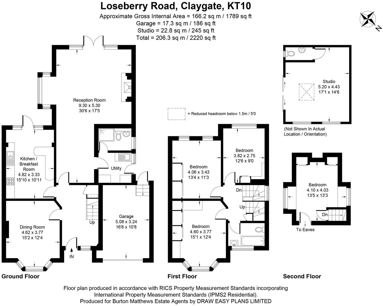 Loseberry Road, Claygate floorplan