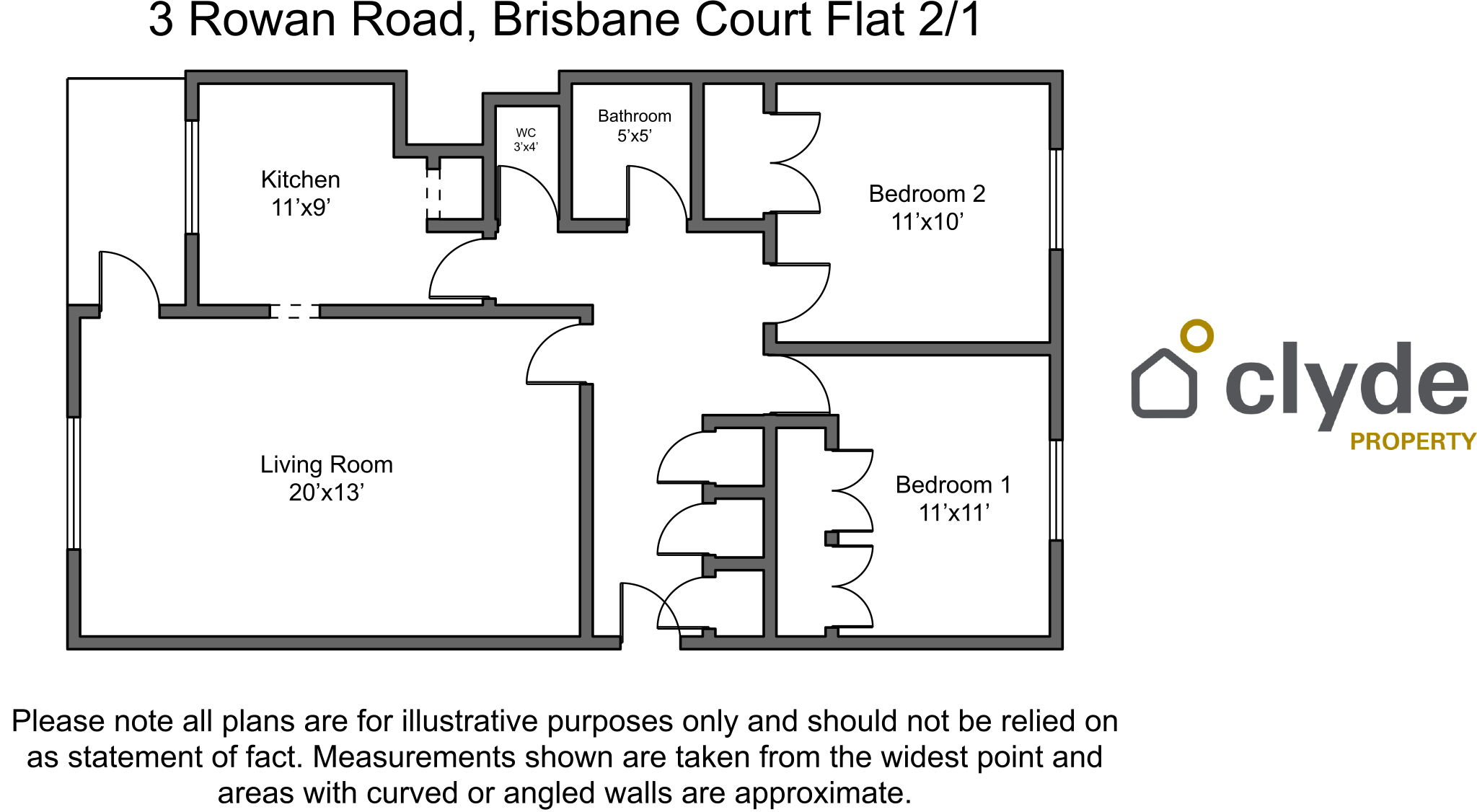 Rowan Road, Glasgow, G41 floorplan