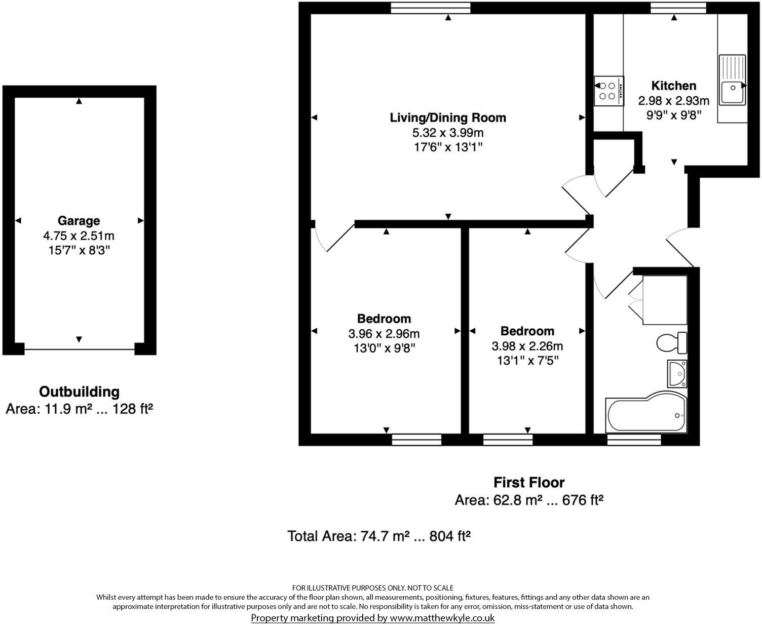Bourne Close, Ware, SG12 floorplan