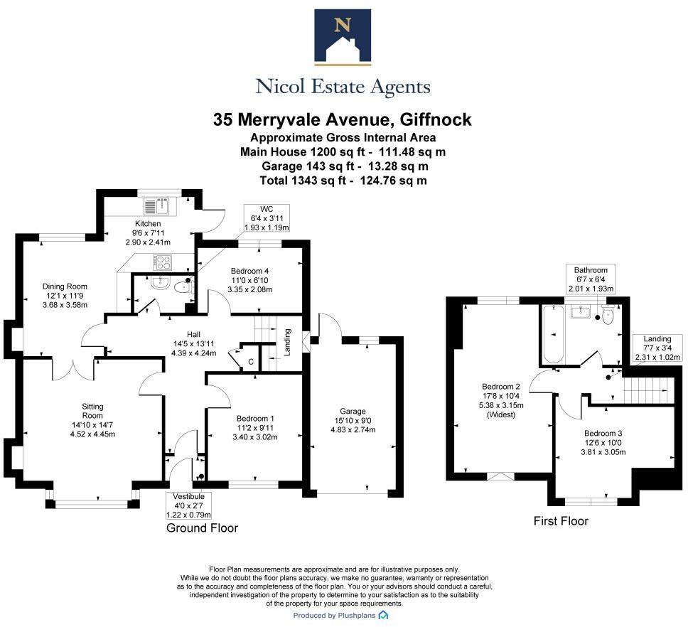 Merryvale Avenue, Giffnock floorplan