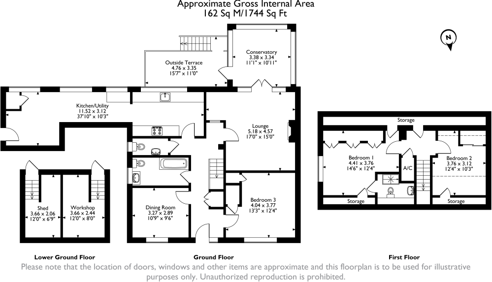 Bridge Cottage, Clifton Wharf, Clifton Upon Dunsmore, Warwickshire floorplan