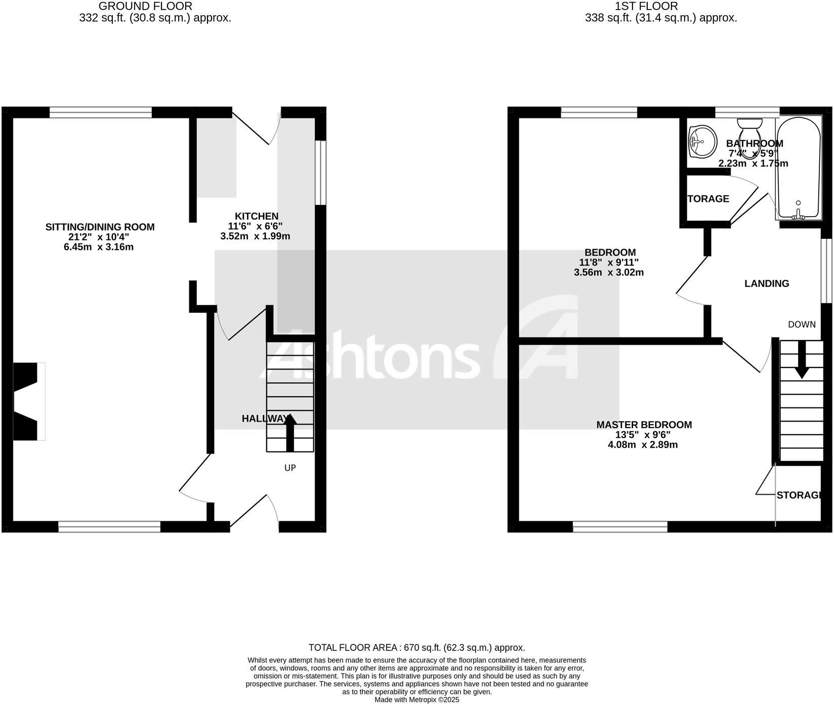 Pendle Avenue, St. Helens, WA11 floorplan