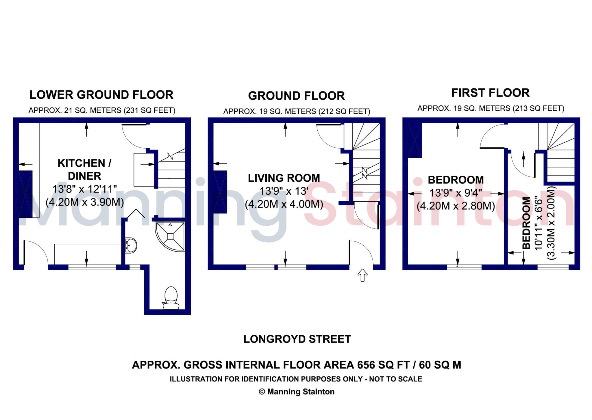 Longroyd Street, Leeds, West Yorkshire floorplan