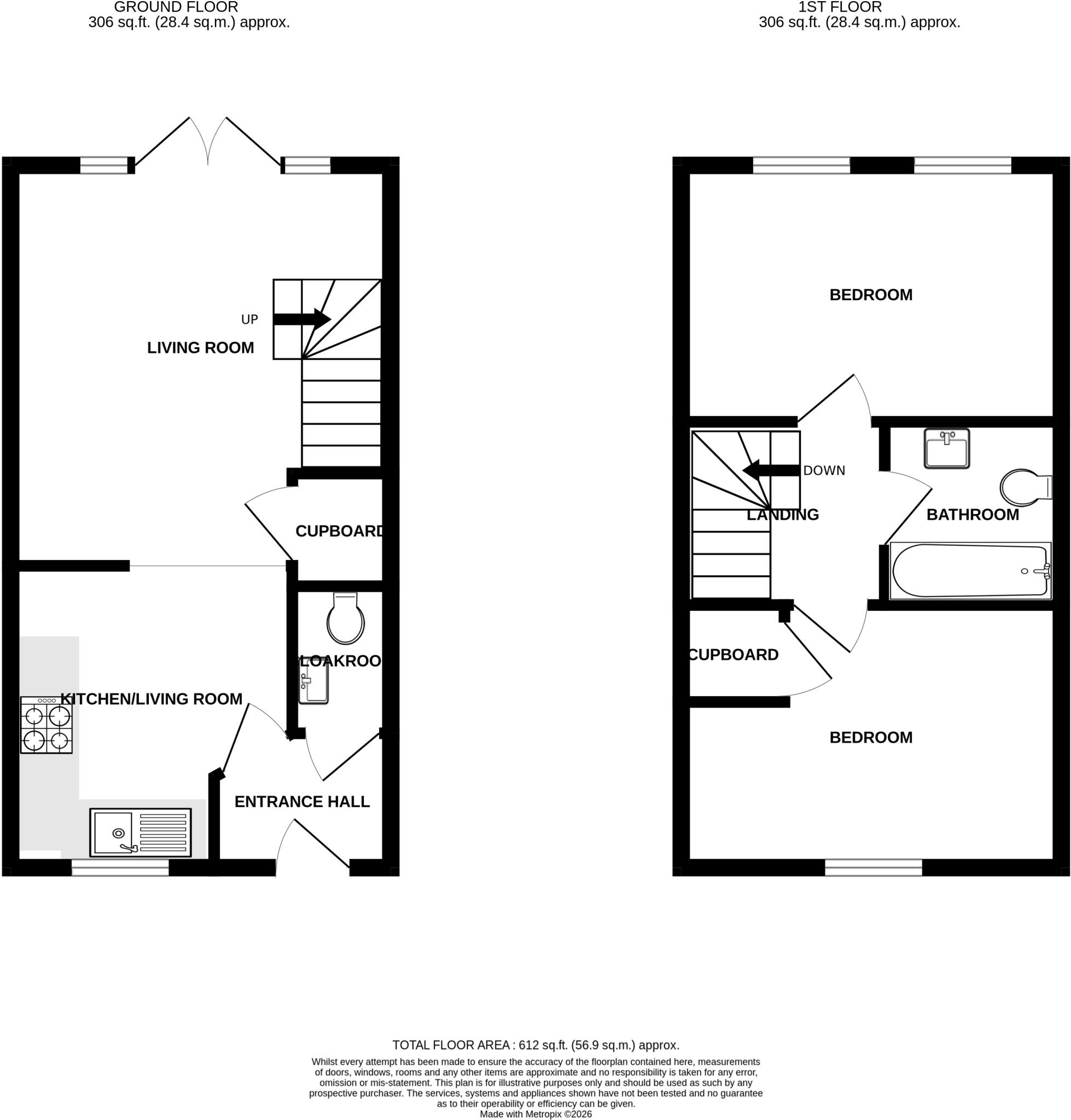 Honeycomb Vale, Chard, Somerset, TA20 floorplan