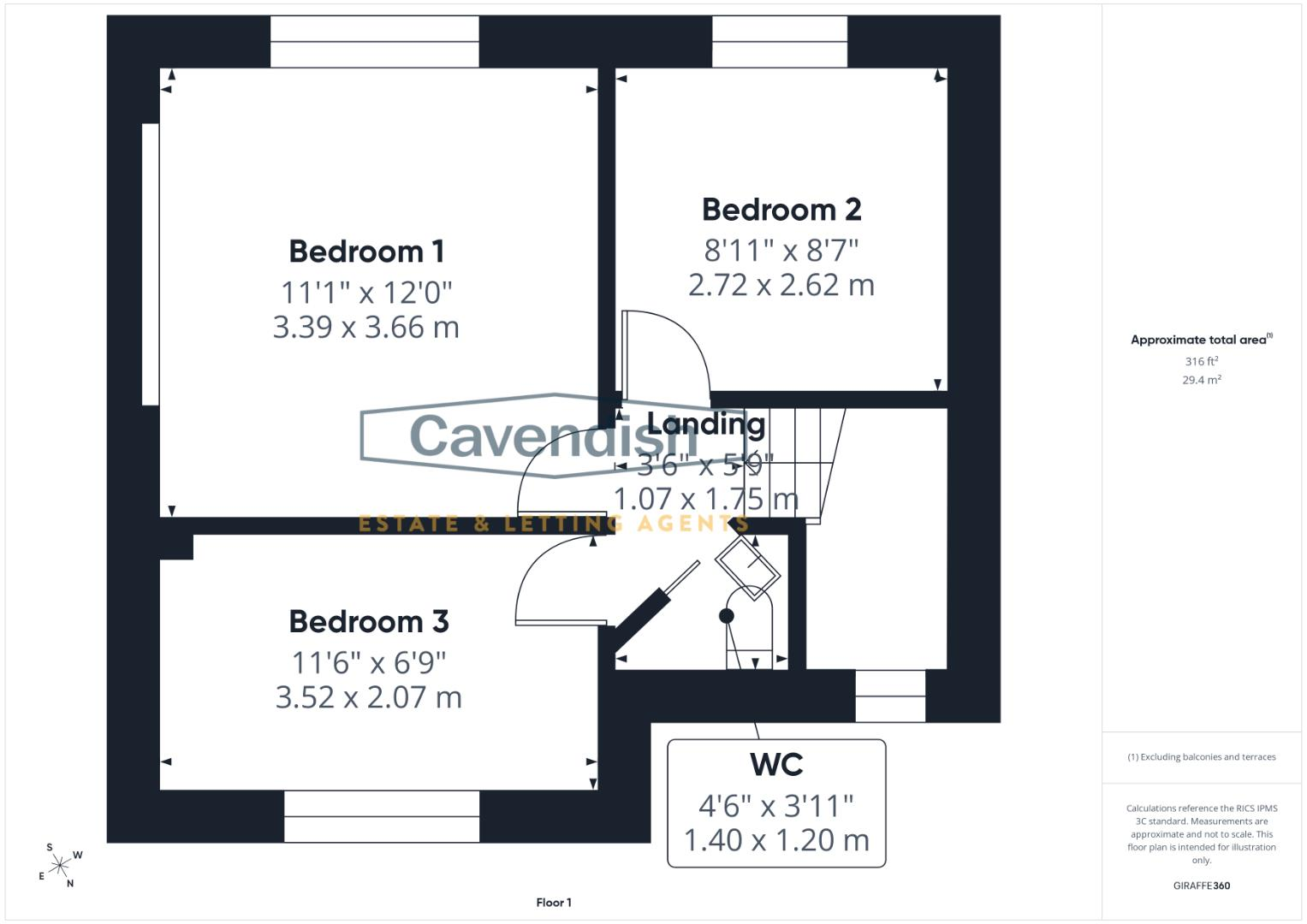 Hazel Road, Chester floorplan