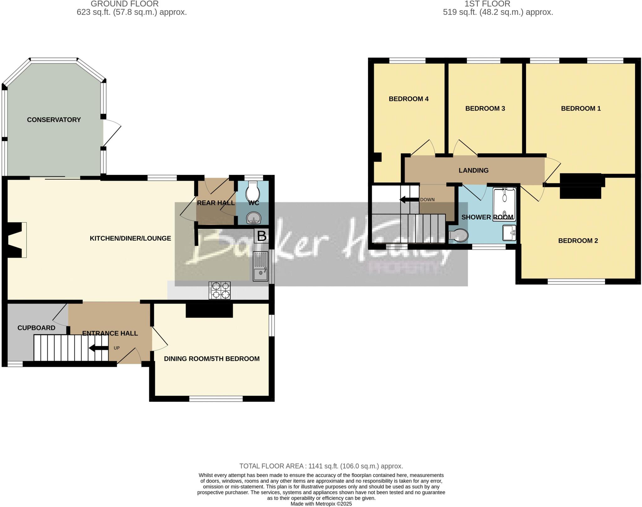 Vauxhall Crescent, Newport floorplan