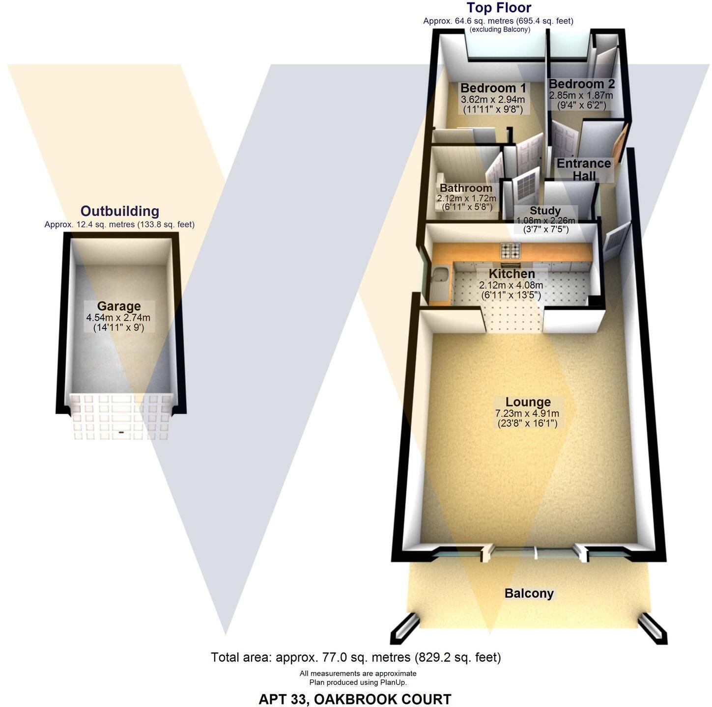 Graham Road, Sheffield, S10 floorplan